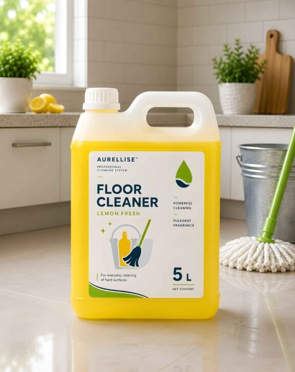 Keep your home and workplace spotless with Aurellise Surface Cleaner 5L. Its powerful multi-surface cleaning formula effectively removes dirt, dust, grease, and stains while leaving behind a refreshing citrus fragrance. Suitable for floors, tiles, countertops, kitchen surfaces, and other washable surfaces.